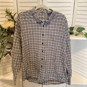 ALAN FLUSSER CHECKED BUTTON DOWN SIZE XXL
